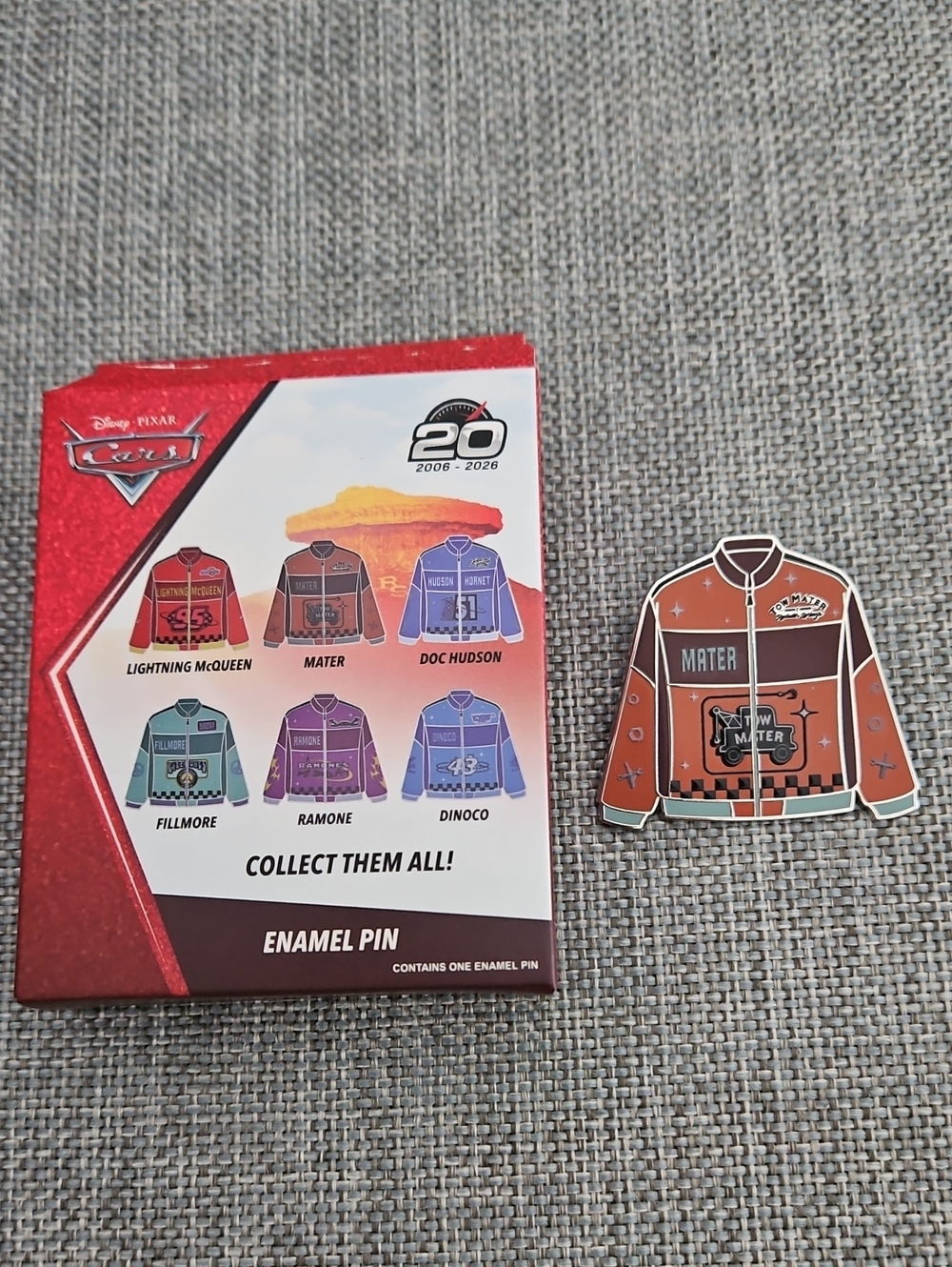 Disney Cars Mater Enamel Pin